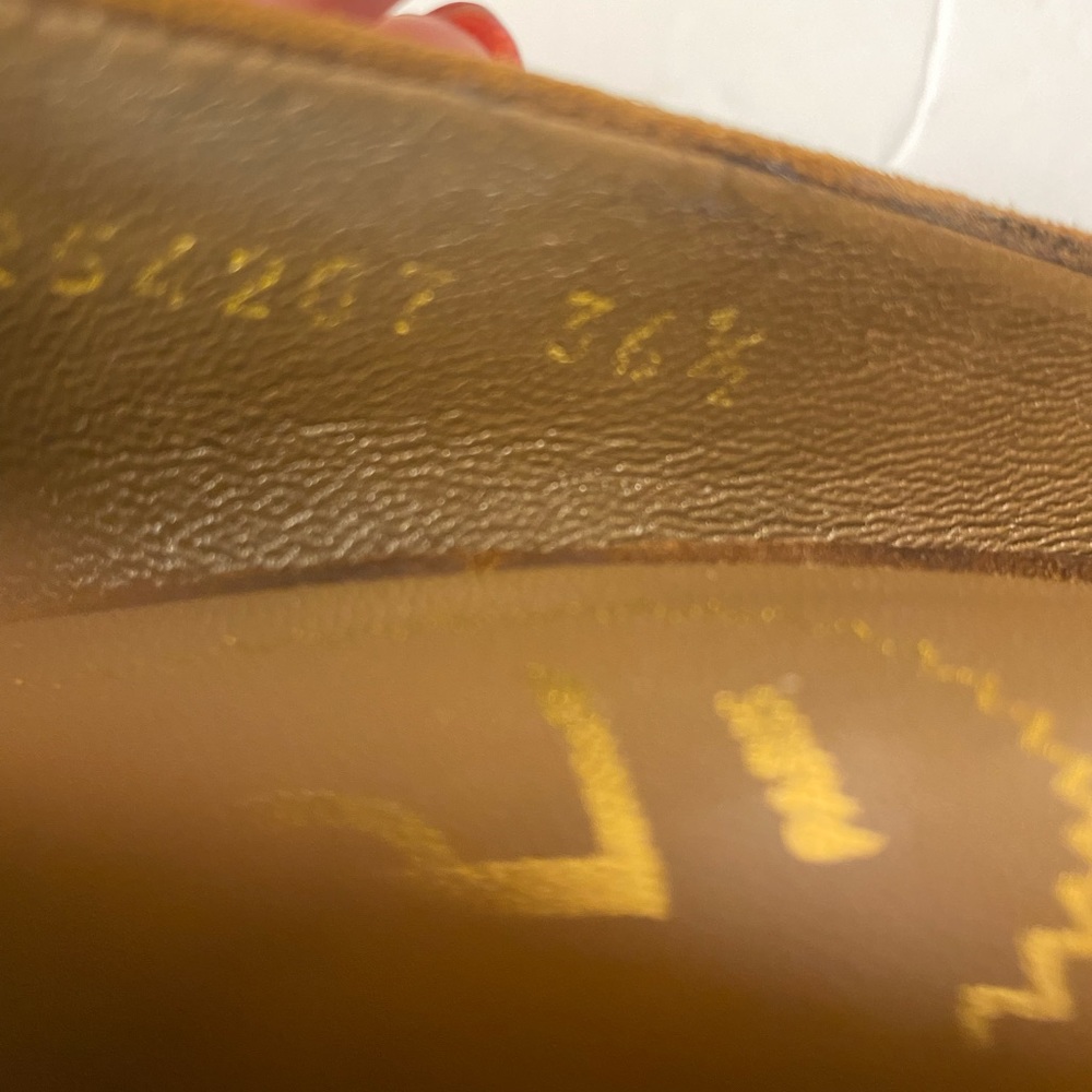 YSL Yves Saint Laurent tribtoo Suede Pumps Heels brown 36.5 - Picture 8 of 11